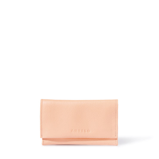 Evie Three-Quarter Leather Trifold Wallet - CLEARANCE