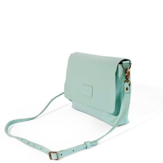 Jeanie XL leather crossbody - MINOR FLAW