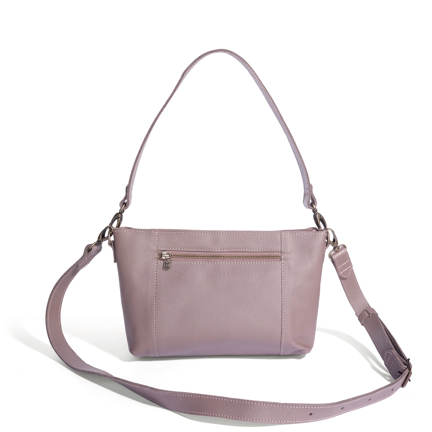 Margo Leather Crossbody + Shoulder Strap