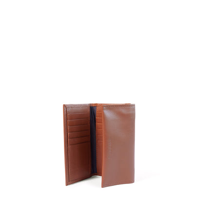 Evie Three-Quarter Leather Trifold Wallet - MINOR FLAW