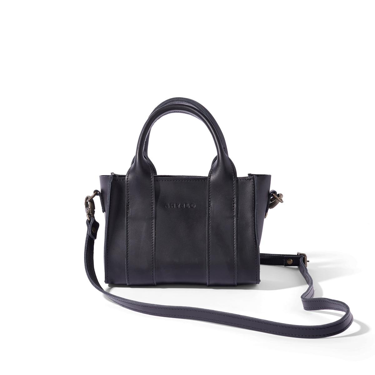 Berkley leather mini crossbody shopper - END OF SEASON