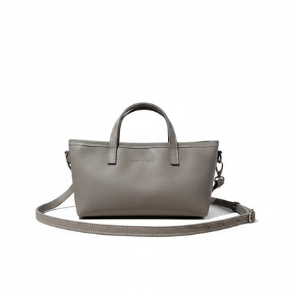 Zeta Mini leather crossbody tote