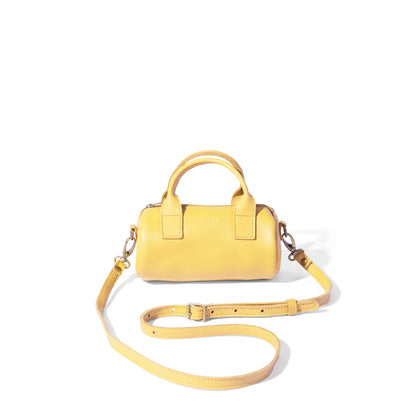 Indo leather mini barrel crossbody - MINOR FLAW