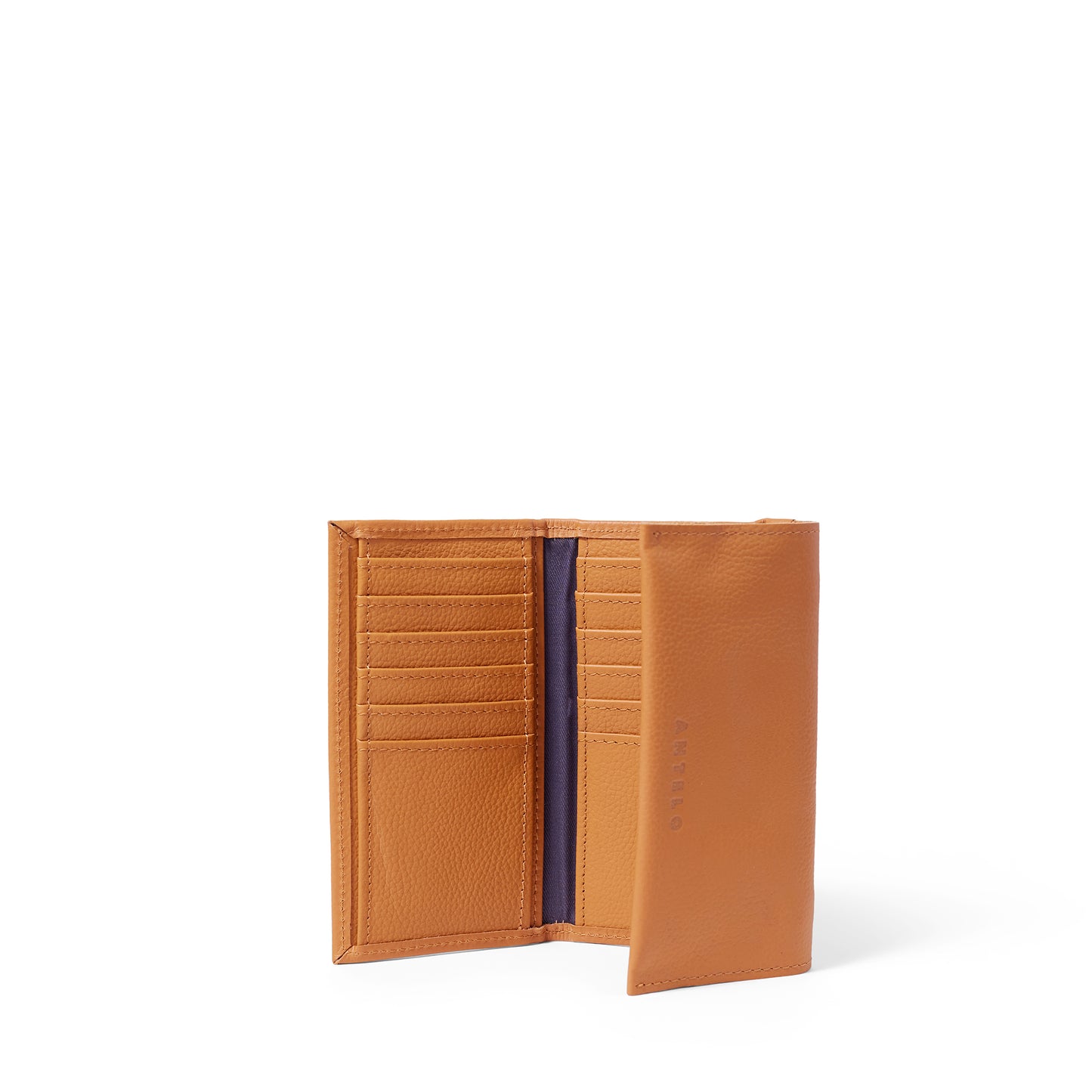 Evie Three-Quarter Leather Trifold Wallet - OUTLET
