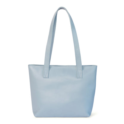 Milly Unlined Midi Leather Tote with Zip - CLEARANCE