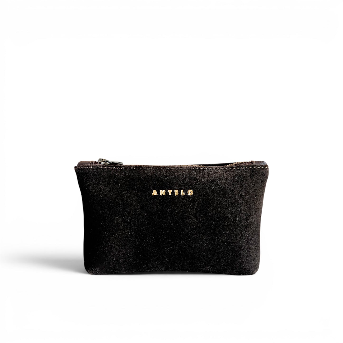 Norris leather zip pouch