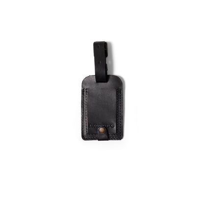 Miles leather luggage tag - CLEARANCE