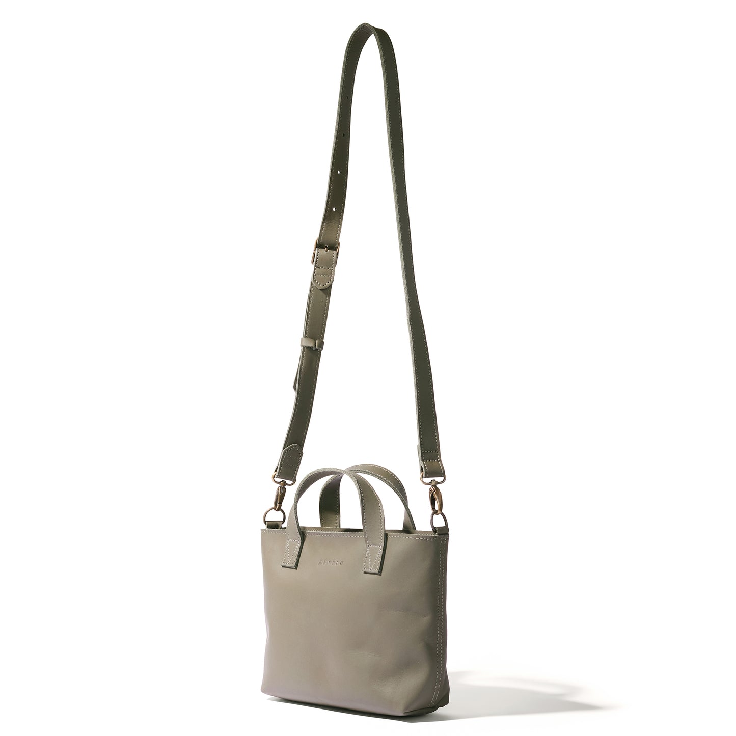 Zazi Petite leather crossbody tote