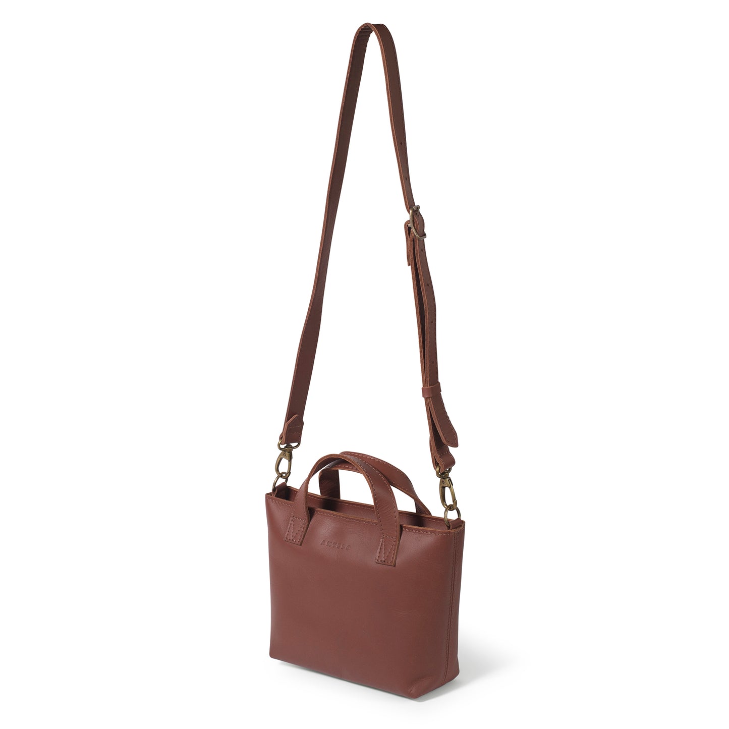 Zazi Petite leather crossbody tote - End of Range