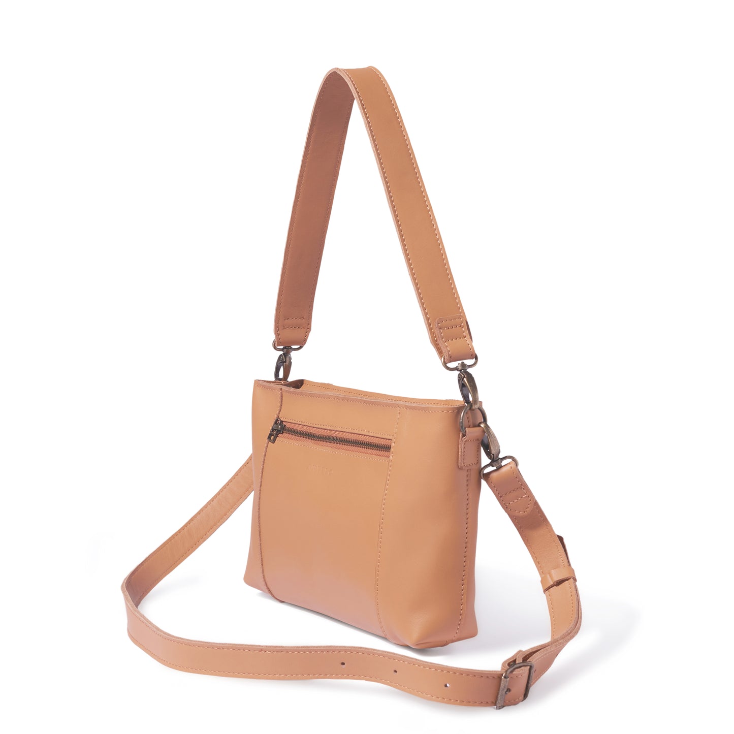 Margo Leather Crossbody + Shoulder Strap