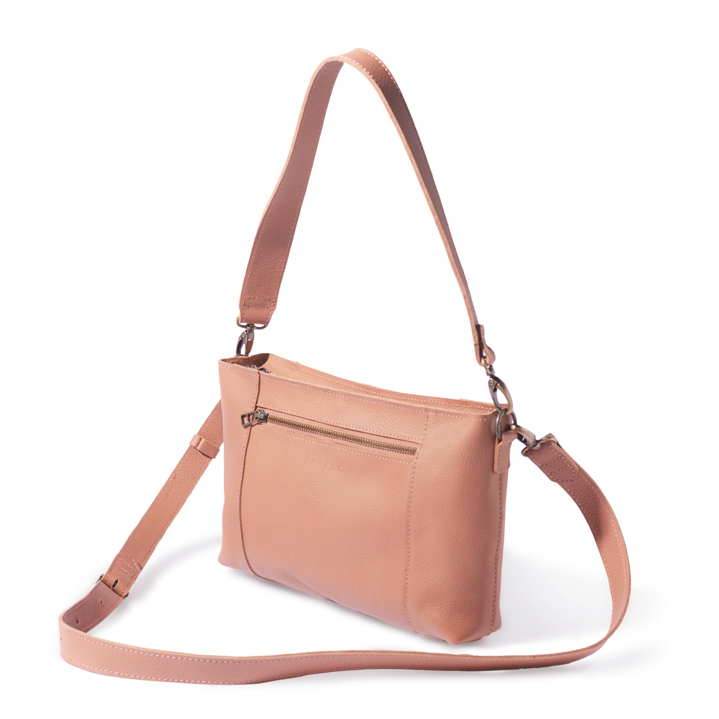 Margo Leather Crossbody + Shoulder Strap