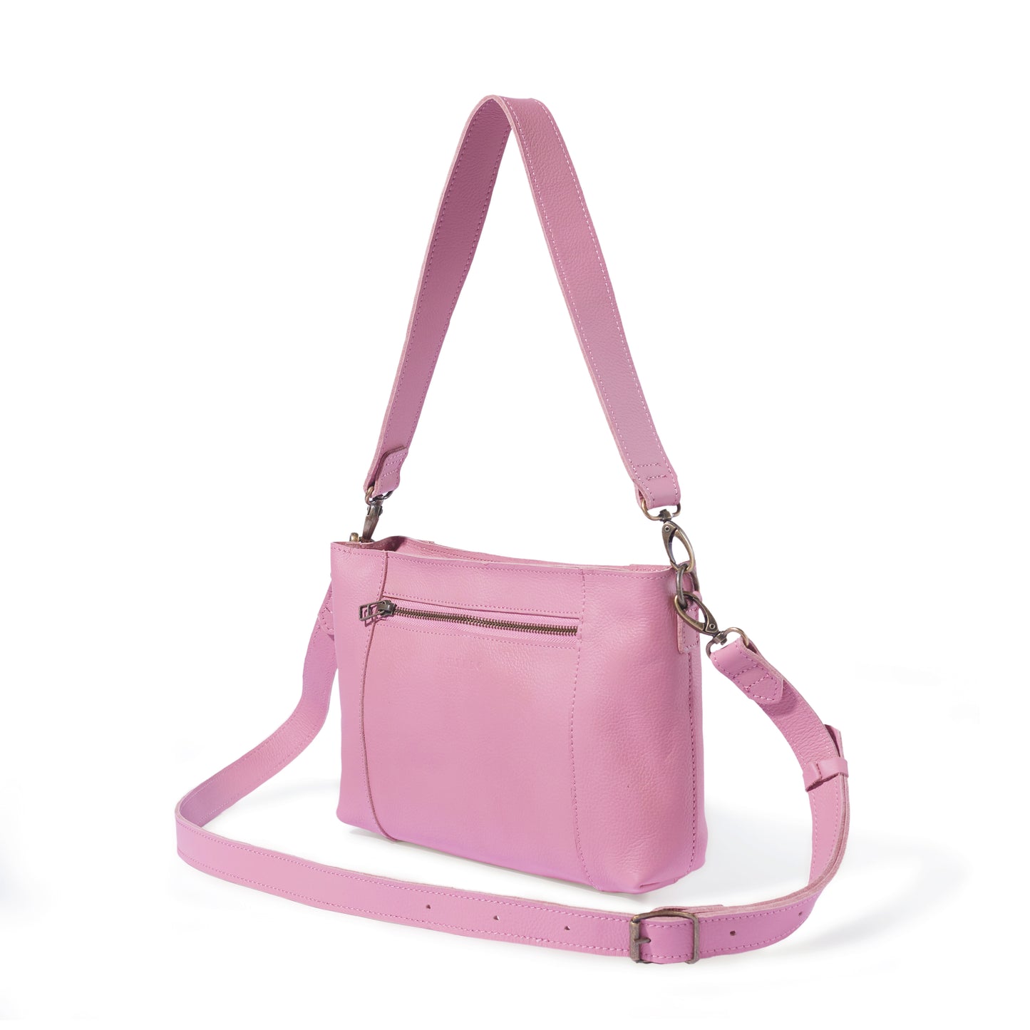 Margo Leather Crossbody + Shoulder Strap