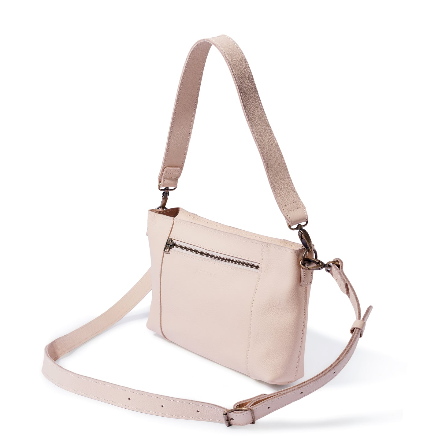 Margo Leather Crossbody + Shoulder Strap