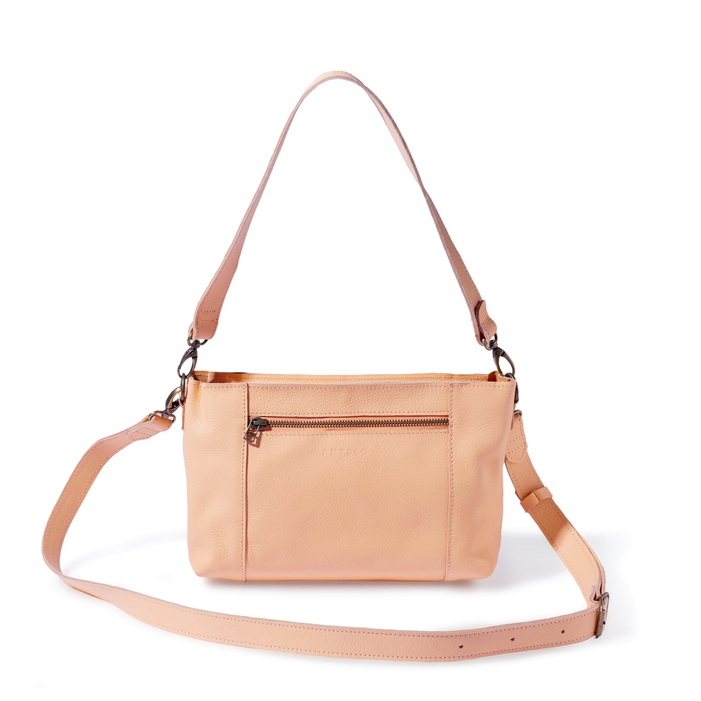 Margo Leather Crossbody + Shoulder Strap