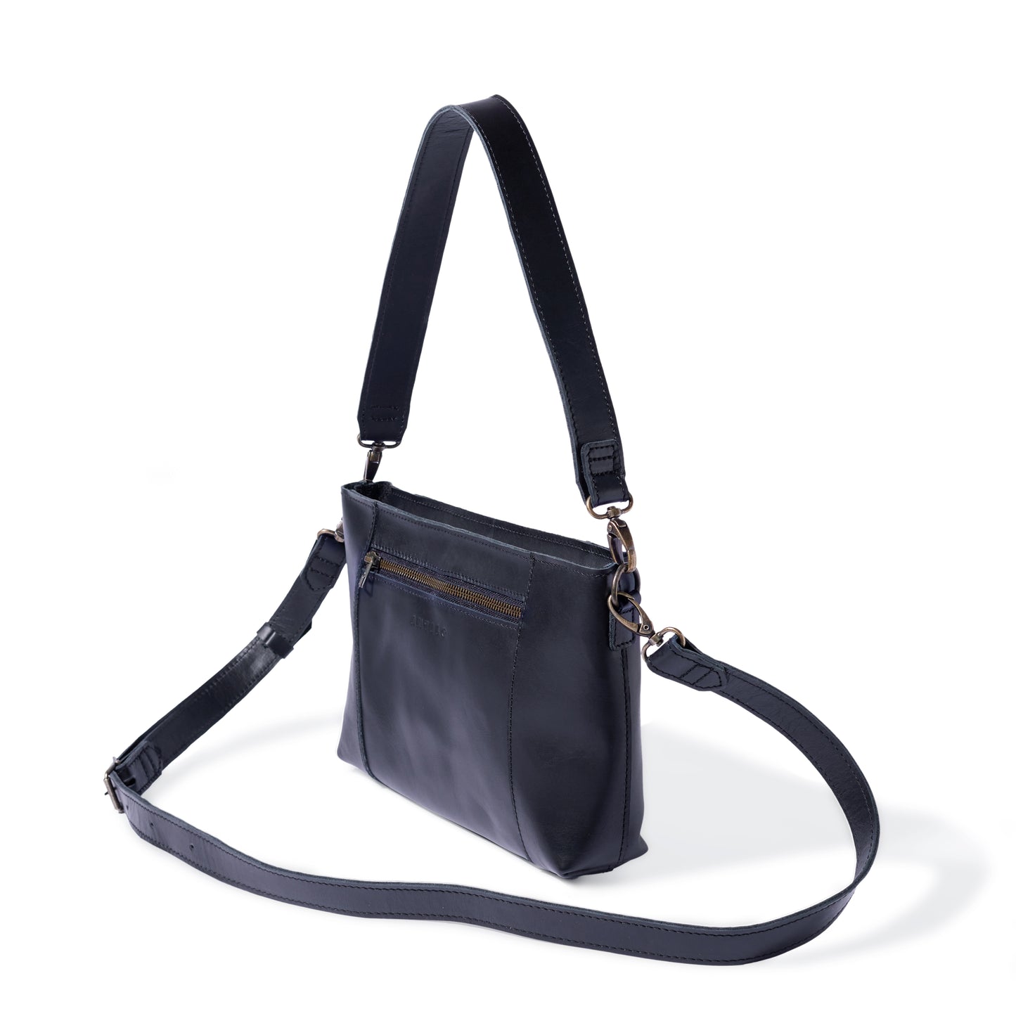 Margo Leather Crossbody + Shoulder Strap