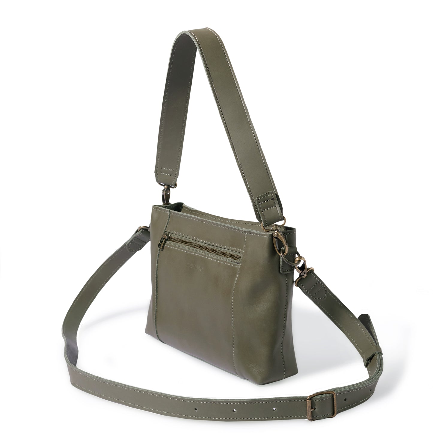 Margo Leather Crossbody + Shoulder Strap