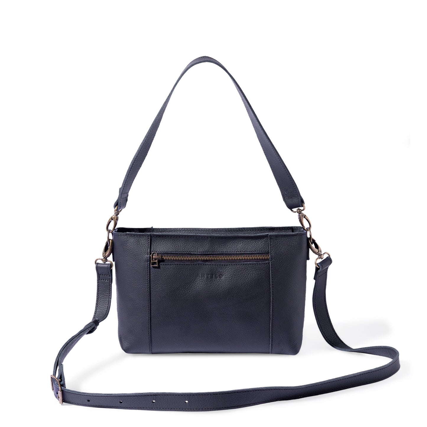 Margo Leather Crossbody + Shoulder Strap