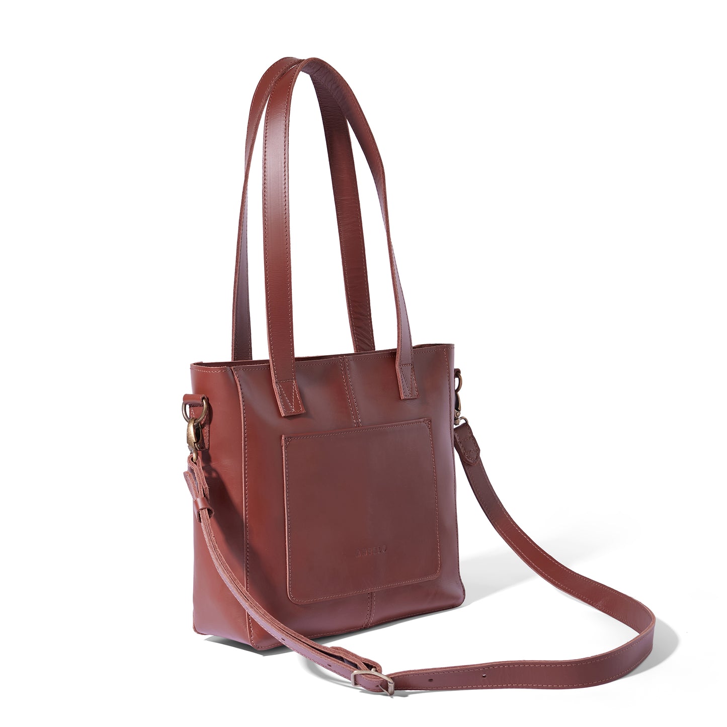 Harley leather unlined crossbody tote - SALE