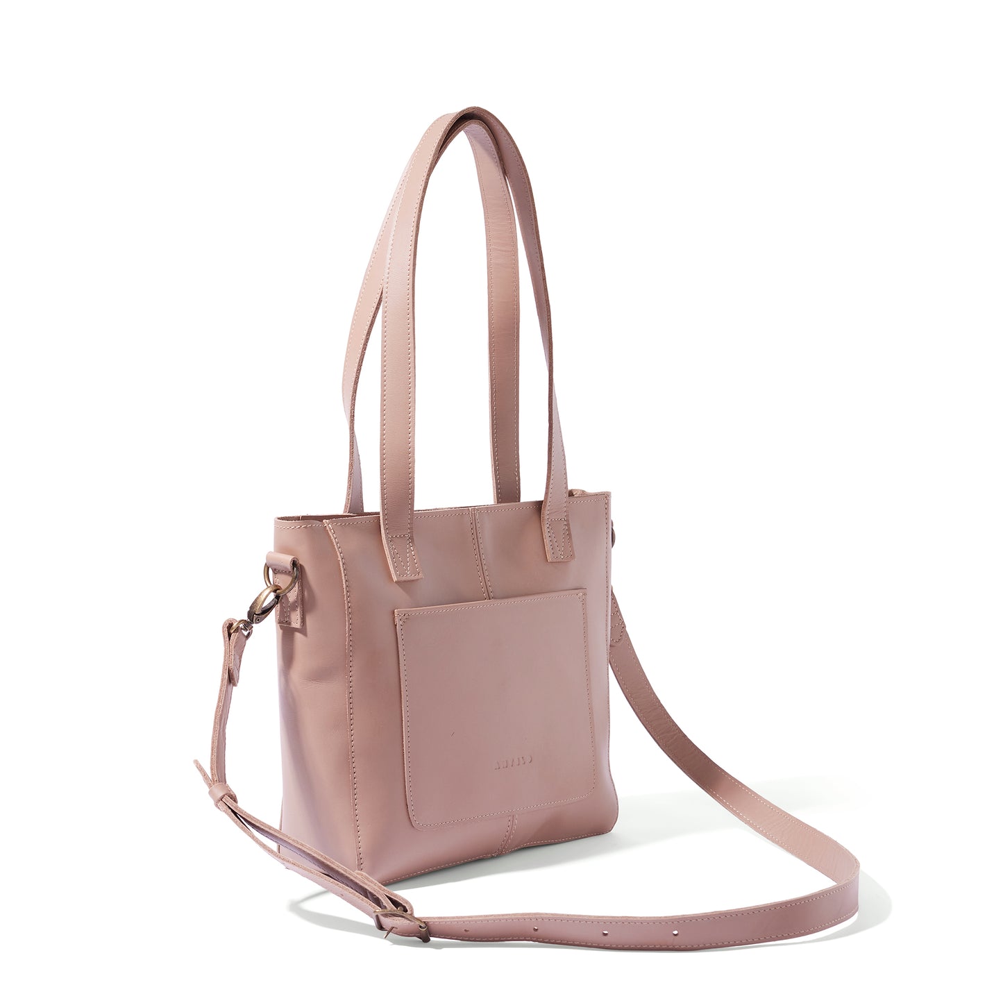 Harley leather unlined crossbody tote