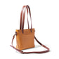 Harley leather unlined crossbody tote