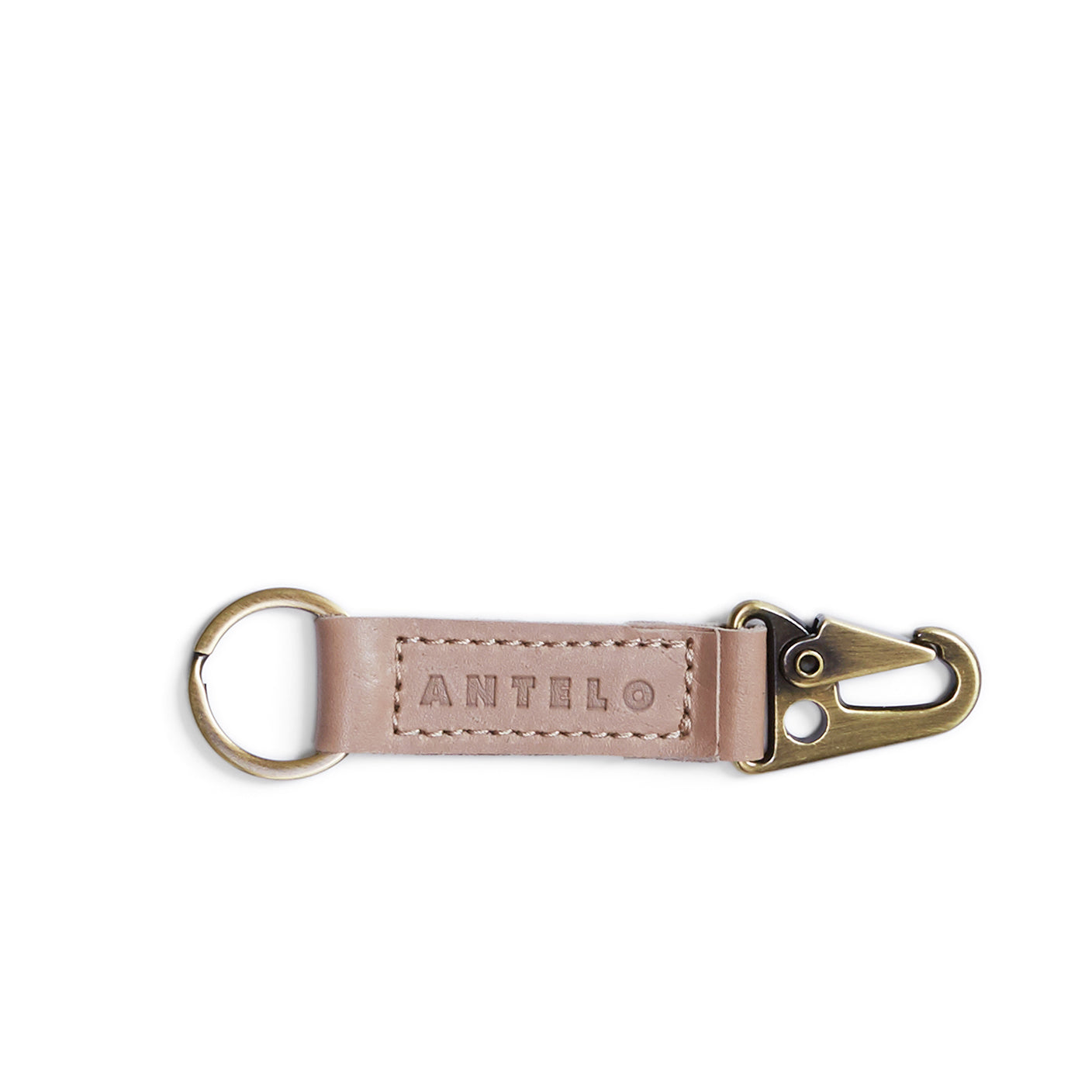 Antelo Key Ring Rocco Leather Carabiner Keyring