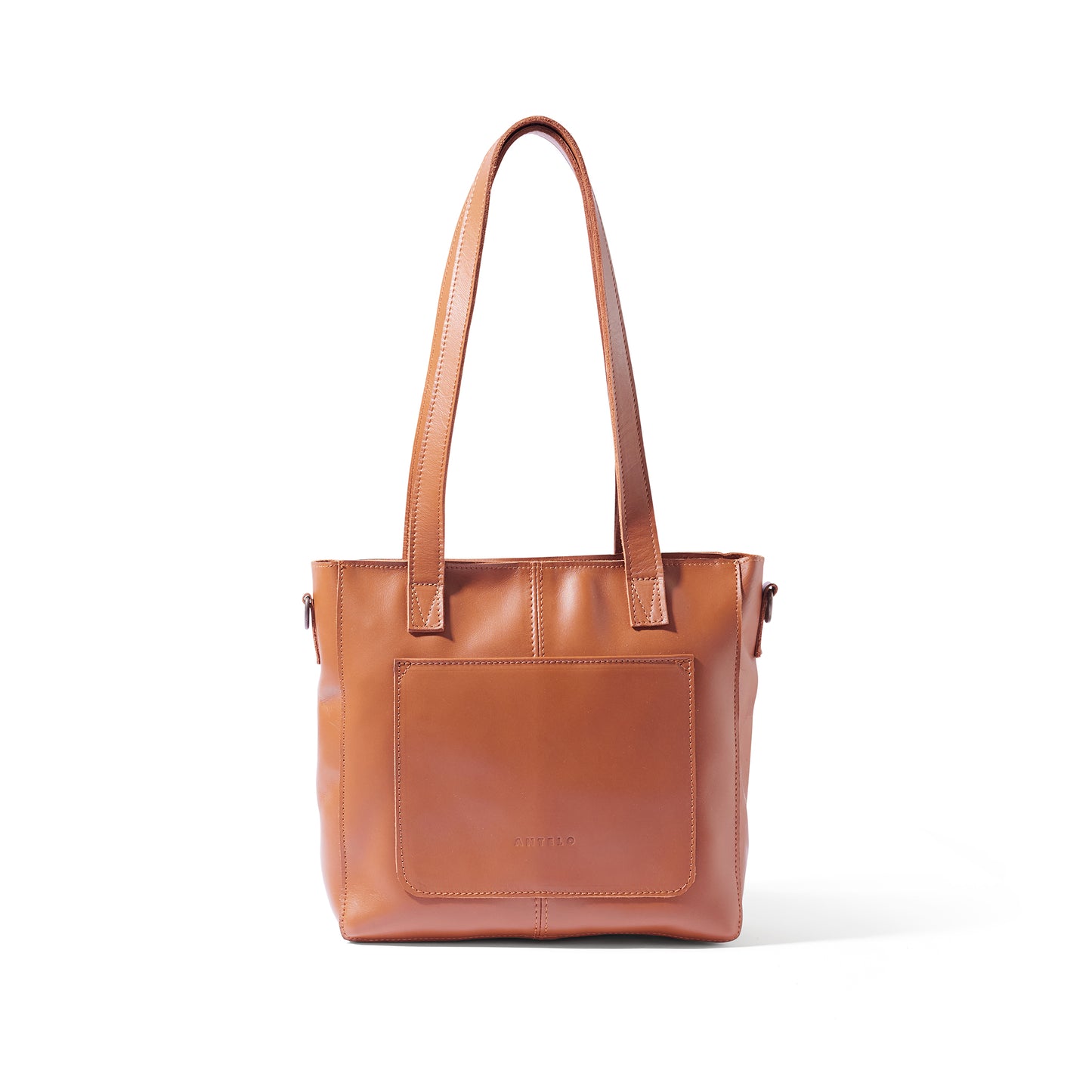 Harley leather unlined crossbody tote