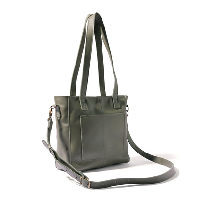 Harley leather unlined crossbody tote