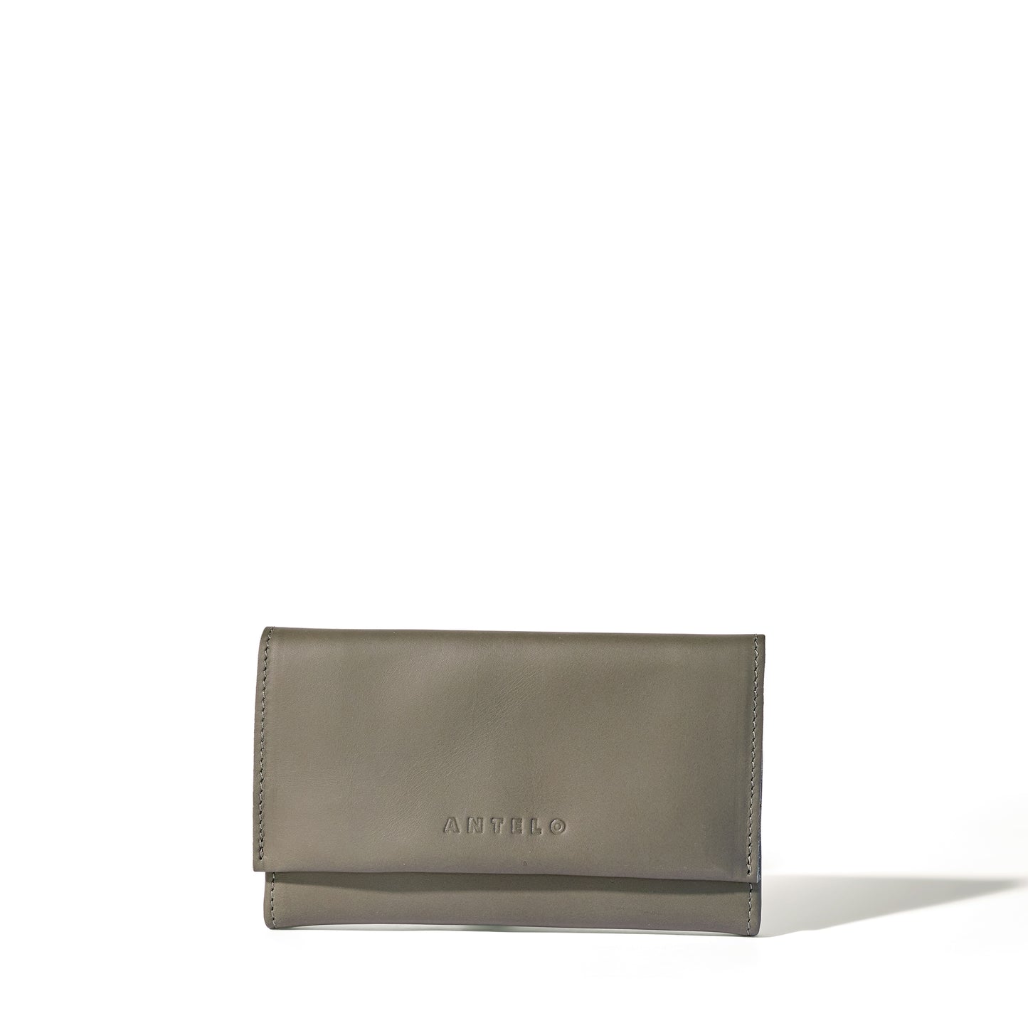 Evie Three-Quarter Leather Trifold Wallet