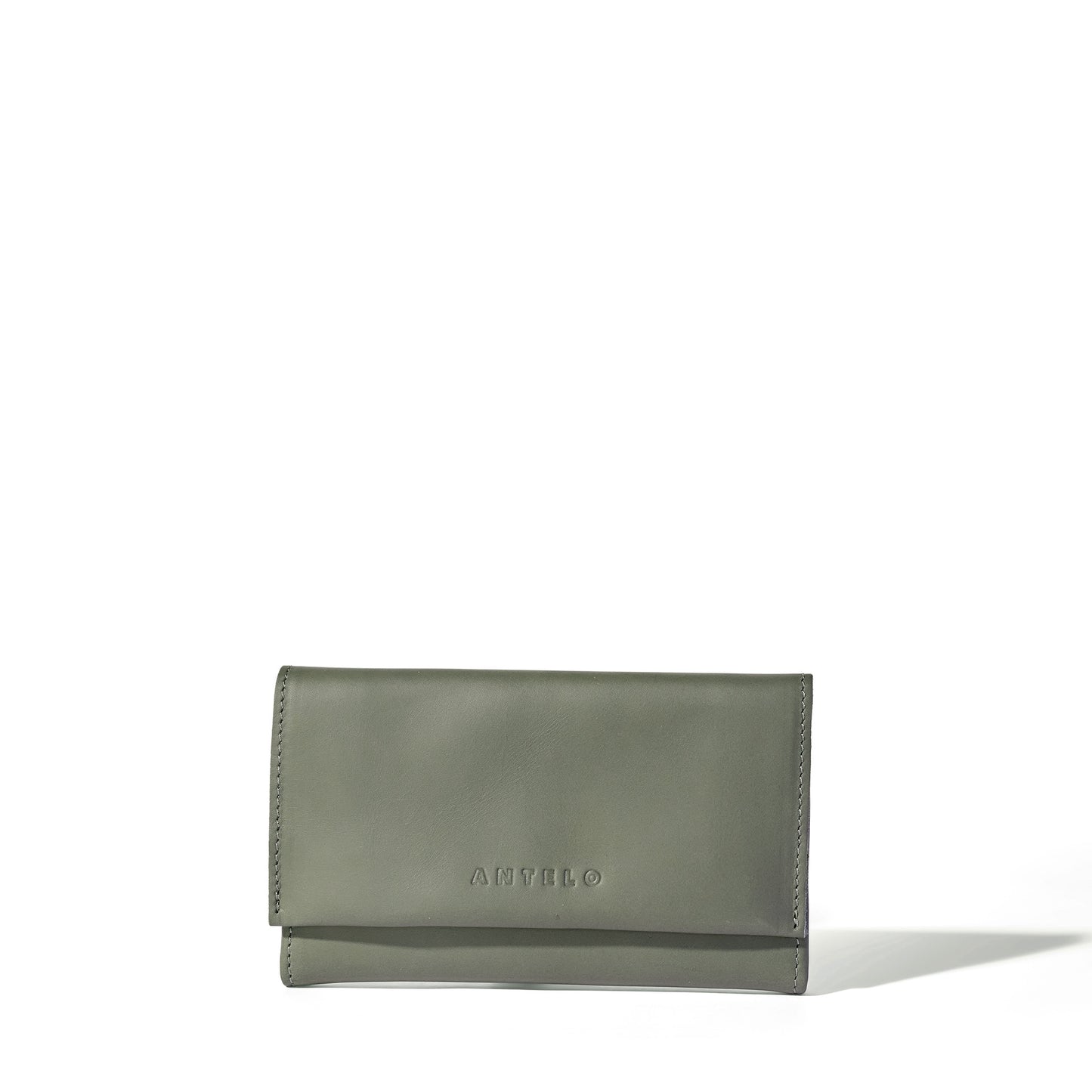 Evie Three-Quarter Leather Trifold Wallet