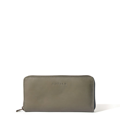 Hayley leather zip-around wallet