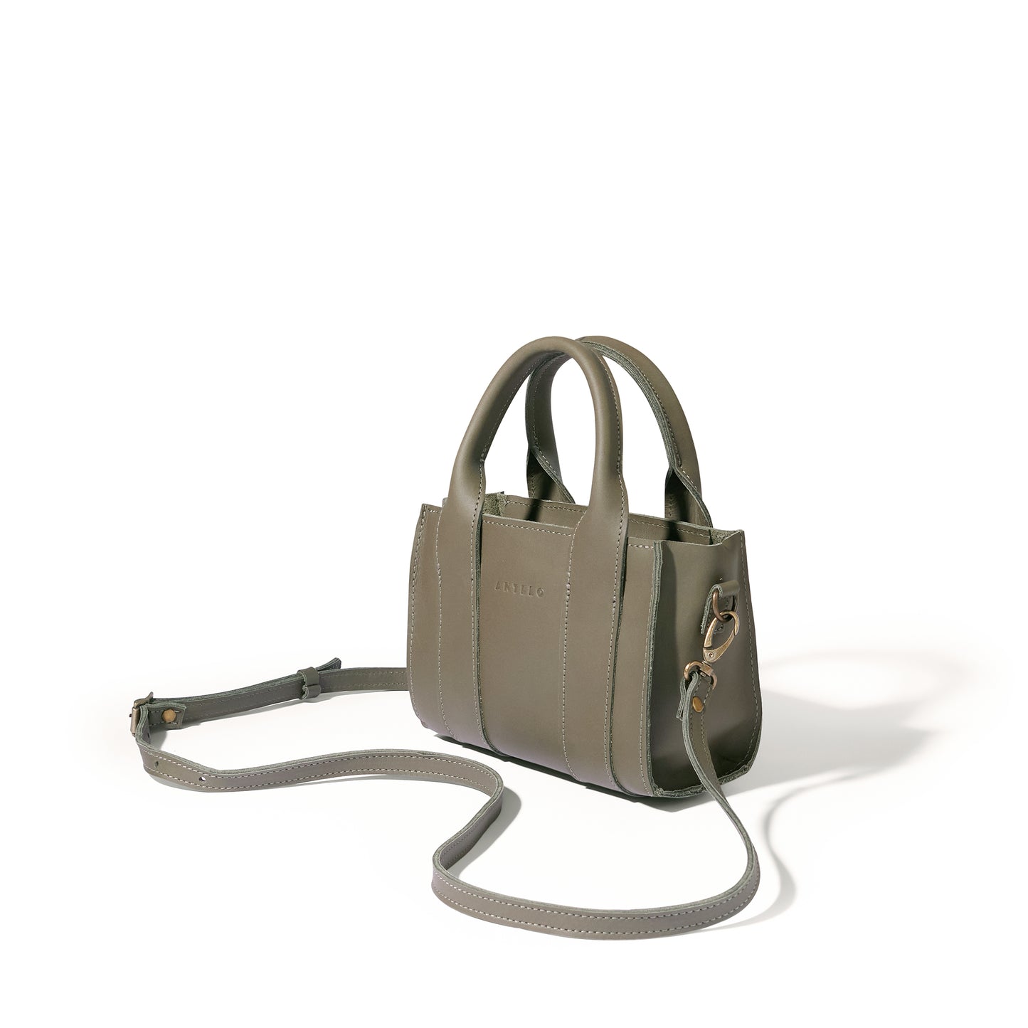 Berkley leather mini crossbody shopper