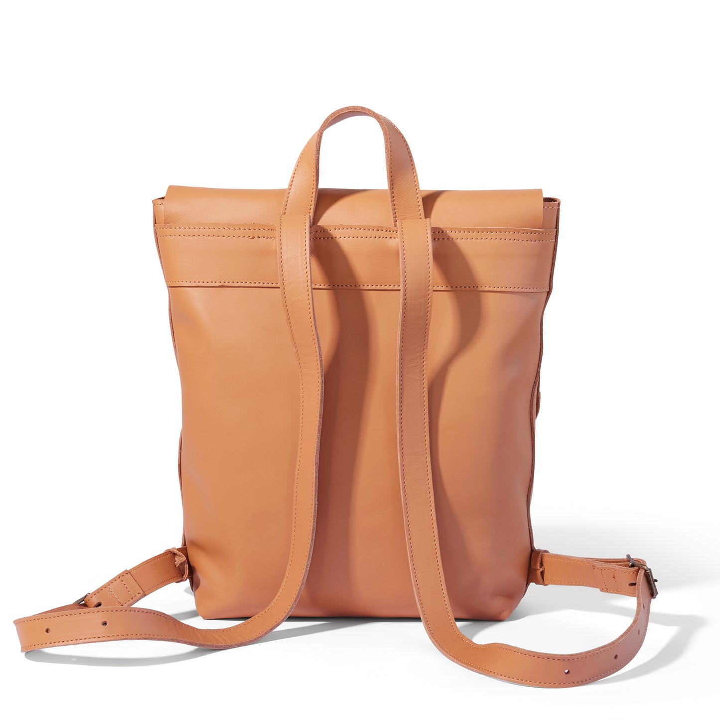 Finley Unlined Leather backpack