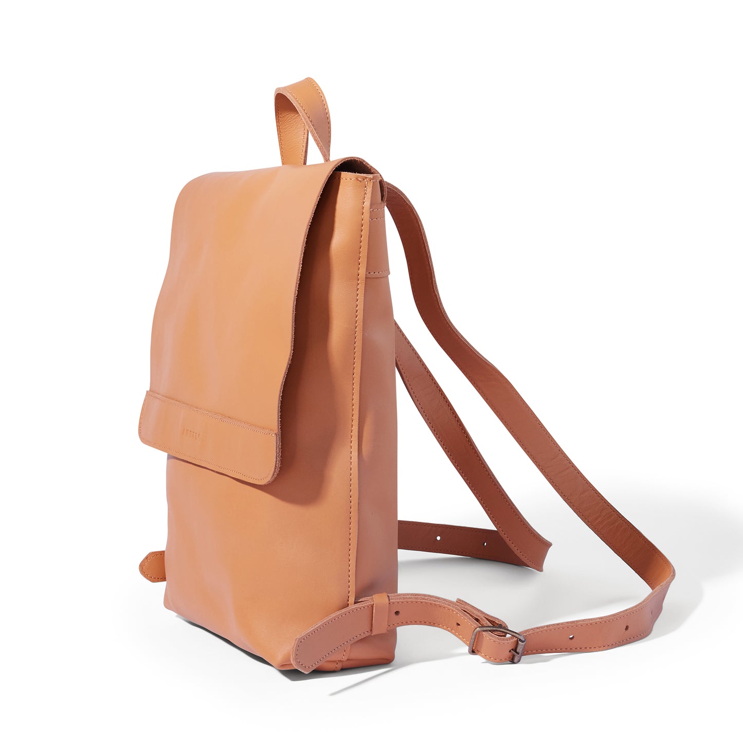 Finley Unlined Leather backpack