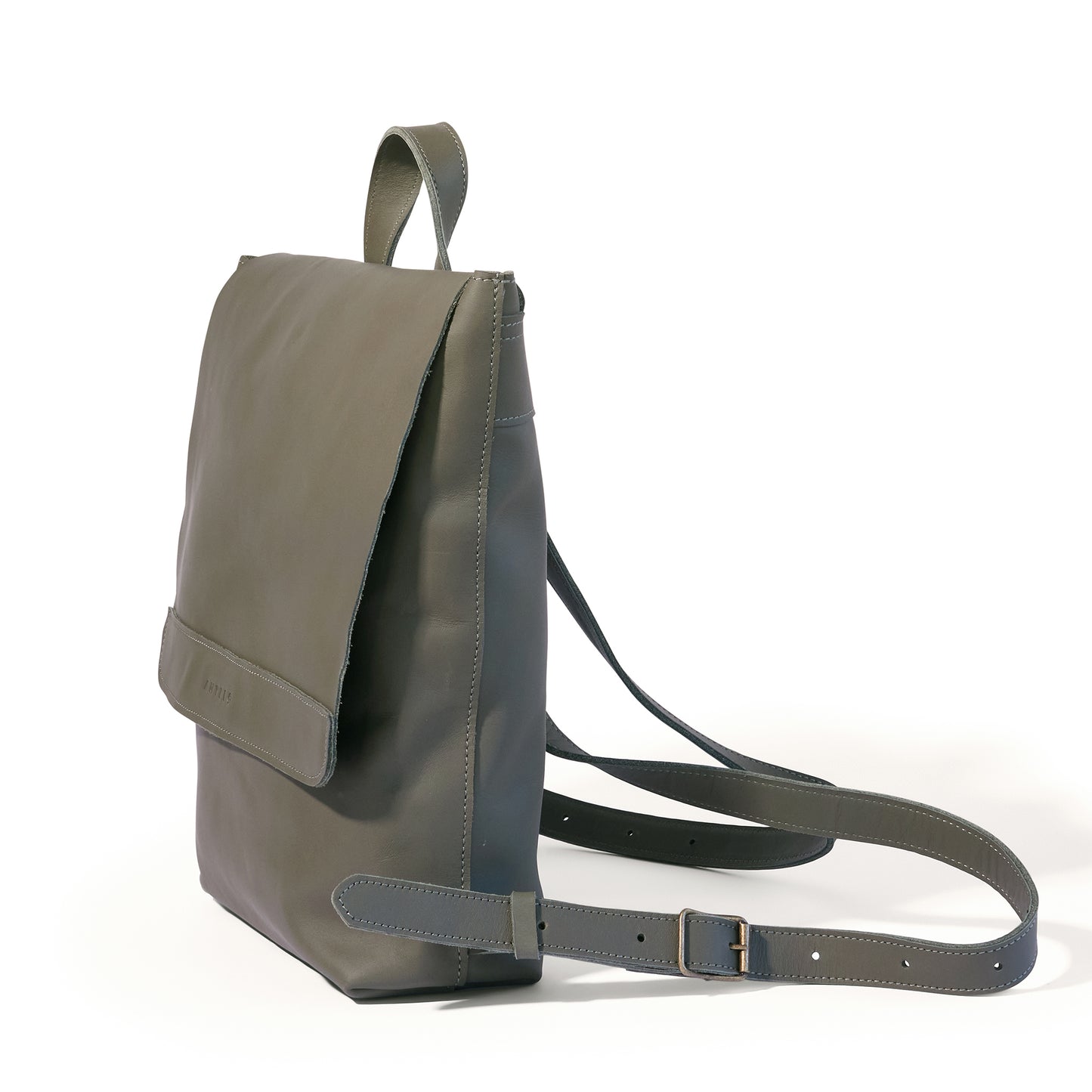 Finley Unlined Leather backpack