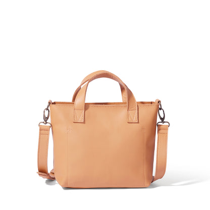 Zazi Petite leather crossbody tote