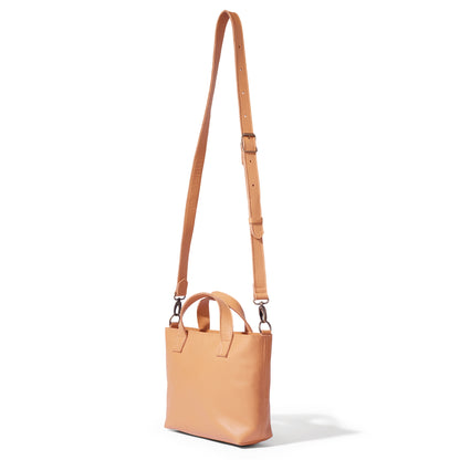 Zazi Petite leather crossbody tote