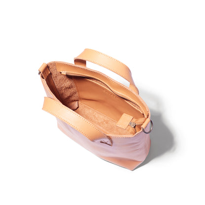 Zazi Petite leather crossbody tote