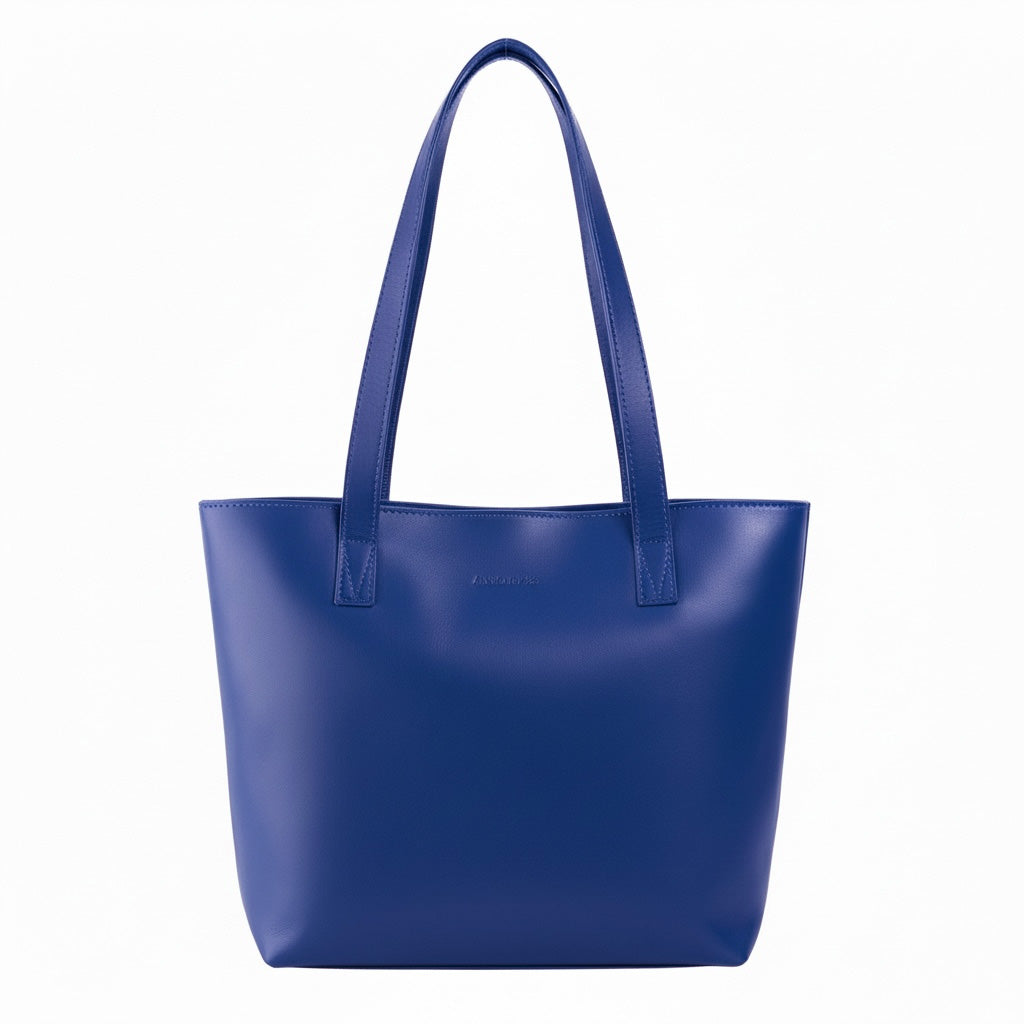 Emmy unlined Leather Tote with Zip