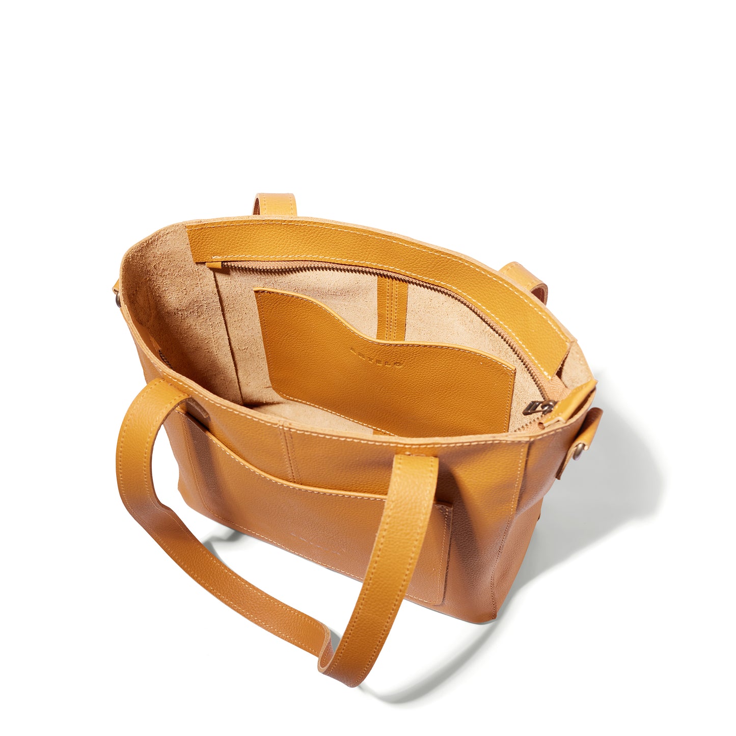 Harley leather unlined crossbody tote - CLEARANCE