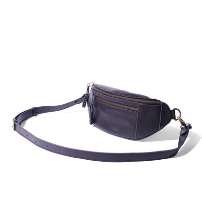 River adjustable leather moon-bag - MINOR FLAW
