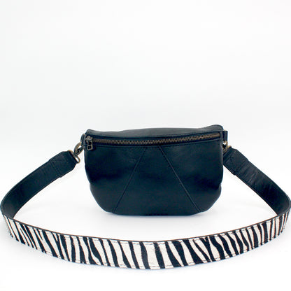 Ruby Eclipse leather crossbody with Wild leather strap