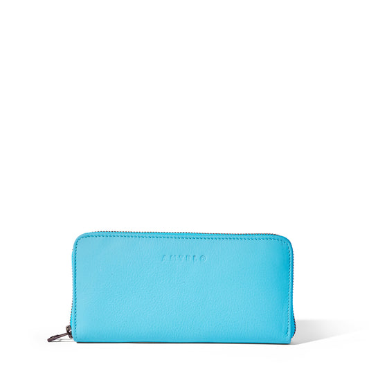 Hayley leather zip-around wallet - CLEARANCE