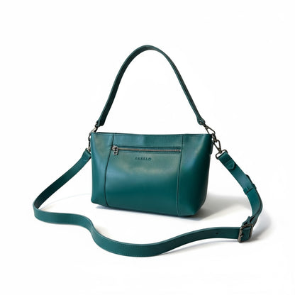Margo Leather Crossbody + Shoulder Strap