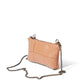 Anouk Checkered Leather Crossbody Clutch - CLEARANCE