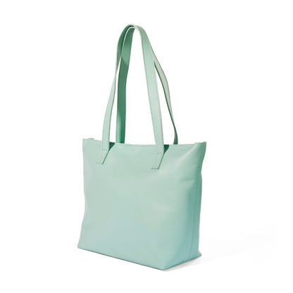 Emmy unlined Leather Tote with Zip - MINOR FLAW