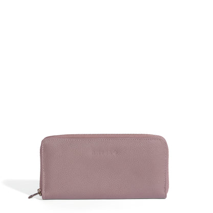 Hayley leather zip-around wallet