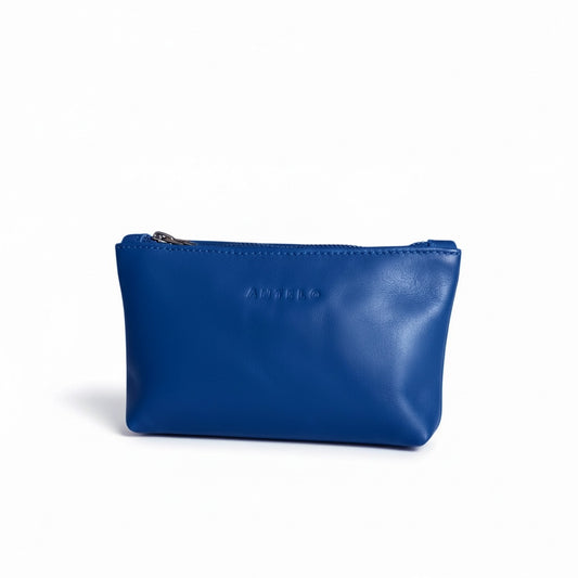 Norris leather zip pouch - MINOR FLAW