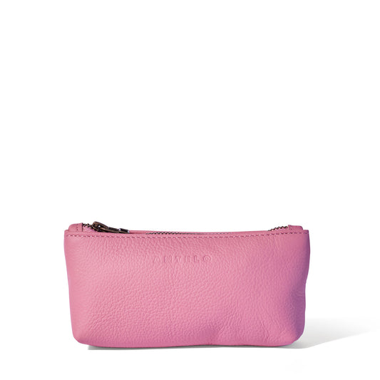 Sofia leather zip pouch - CLEARANCE