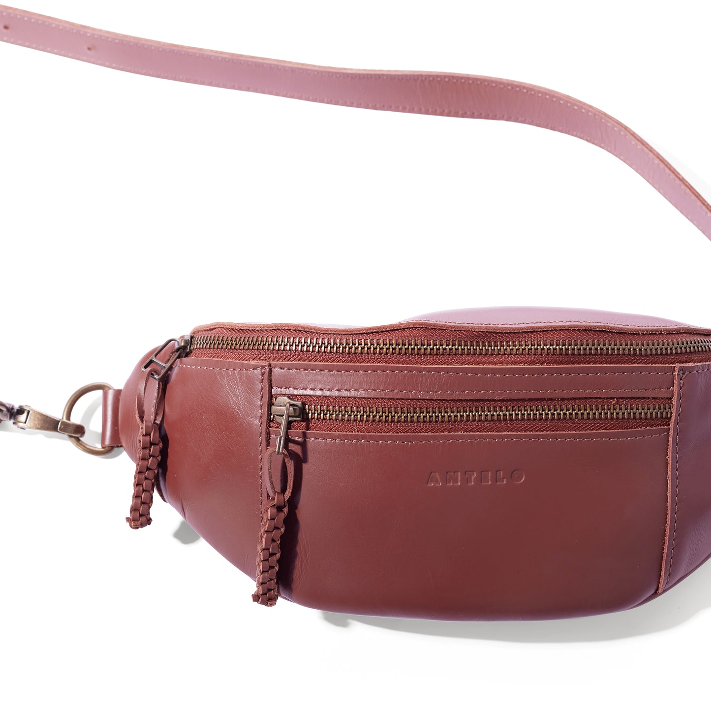 River adjustable leather moon-bag - END OF SEASON