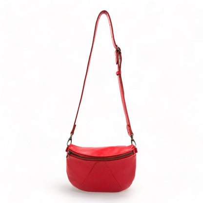 Ruby classic leather adjustable moon-bag crossbody - MINOR FLAW